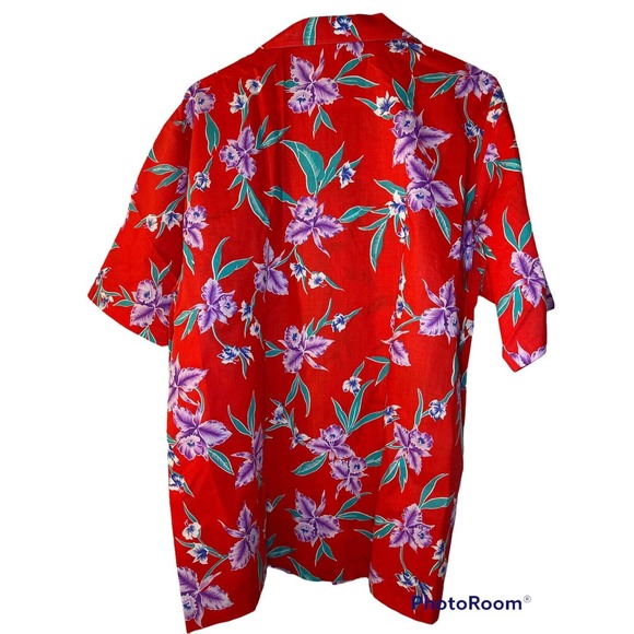 Vintage Island Vibrations of Hawaii Men's Size XL Button Up Shirt Hawaiian - Picture 2 of 5